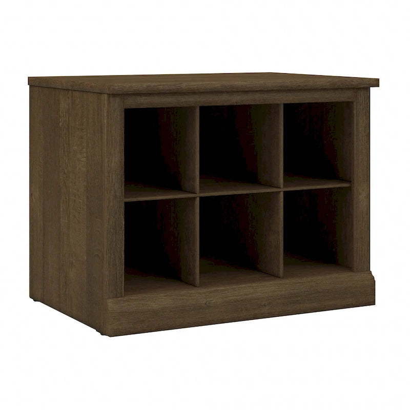 Petit banc à chaussures 24W avec étagères et rangement