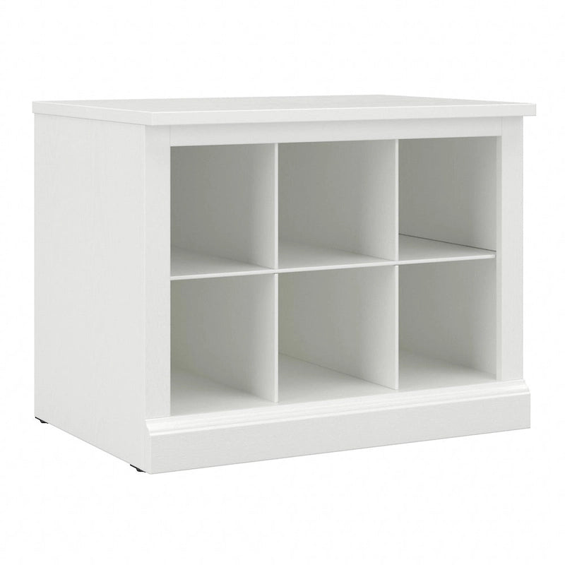 Petit banc à chaussures 24W avec étagères et rangement