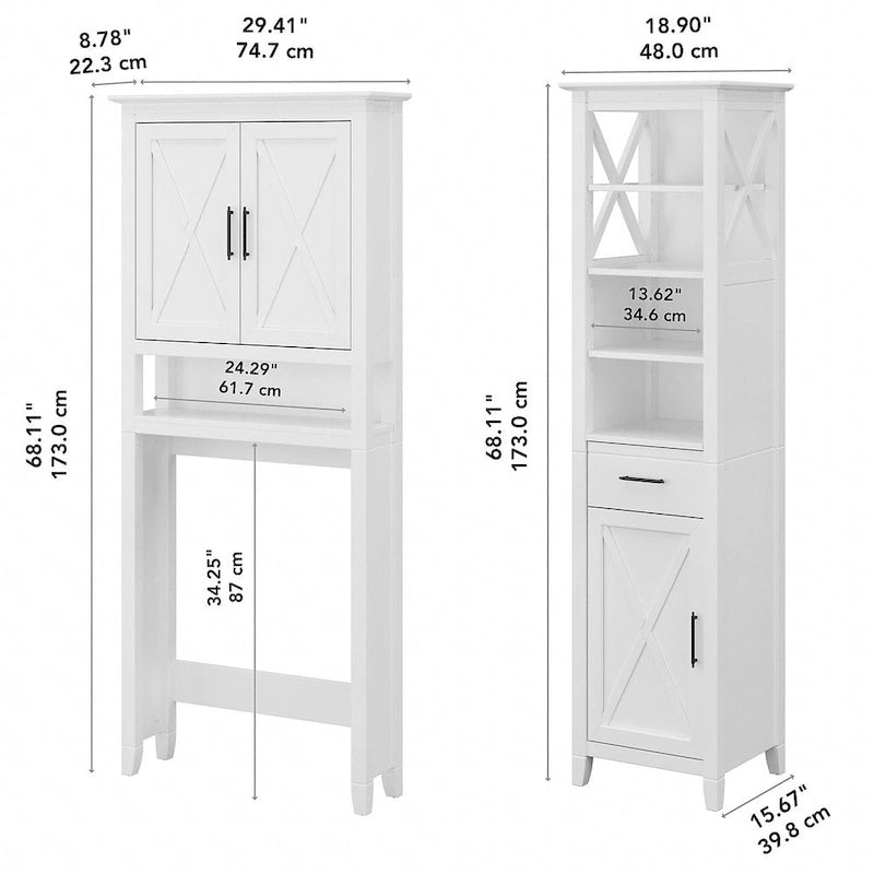 Meuble de rangement haut et meuble gain de place Key West