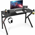 Bureau de jeu en K de 48 pouces avec porte-gobelet