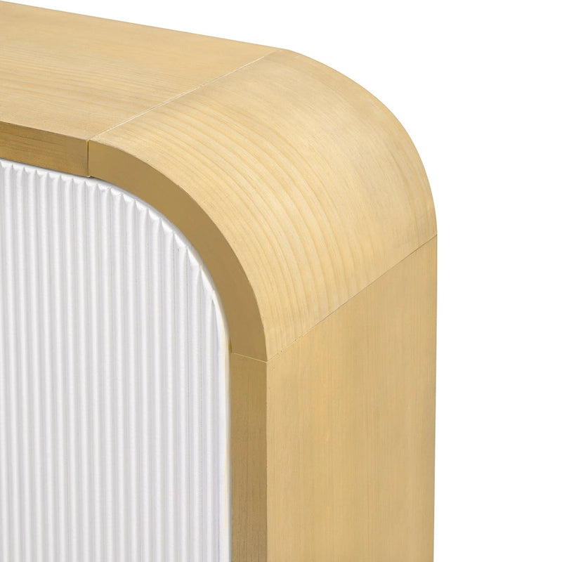 Armoire moderne à 4 portes avec étagères réglables pour bureau, salon et entrée