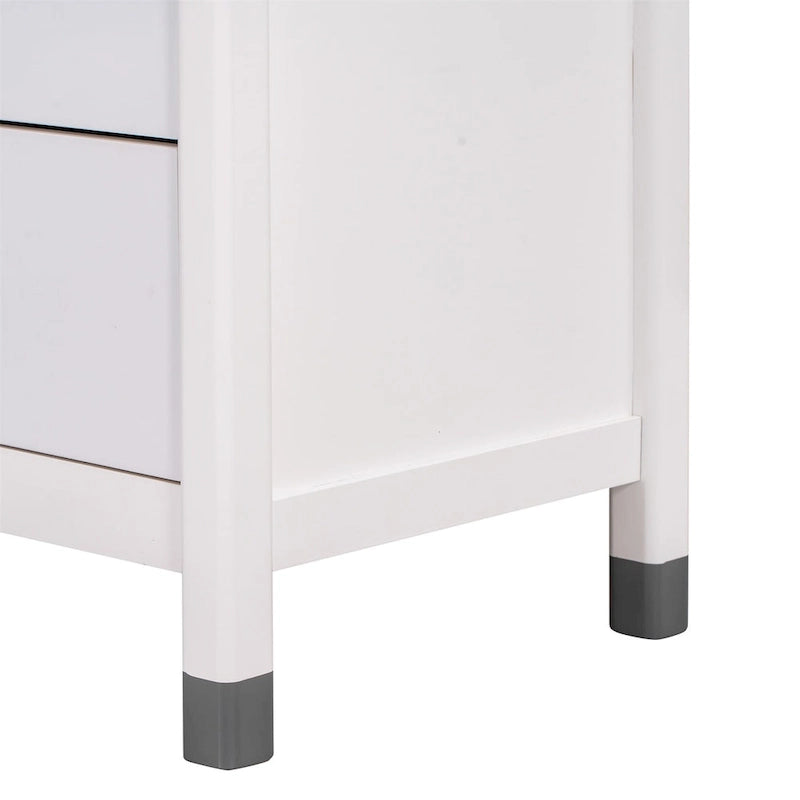 Commode de rangement en bois à 6 tiroirs