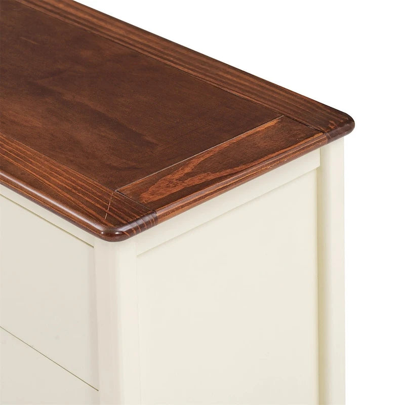 Commode de rangement en bois à 6 tiroirs