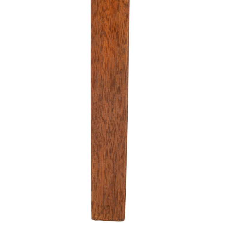 Chaises Charolette en osier brun d'intérieur à accoudoirs inclinés - 20 x 24 x 39 - 20L x 24P x 39H