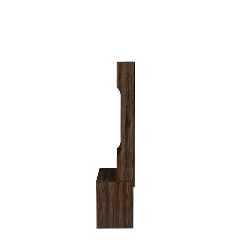 Meuble d'entrée avec porte-manteau, banc et tiroirs