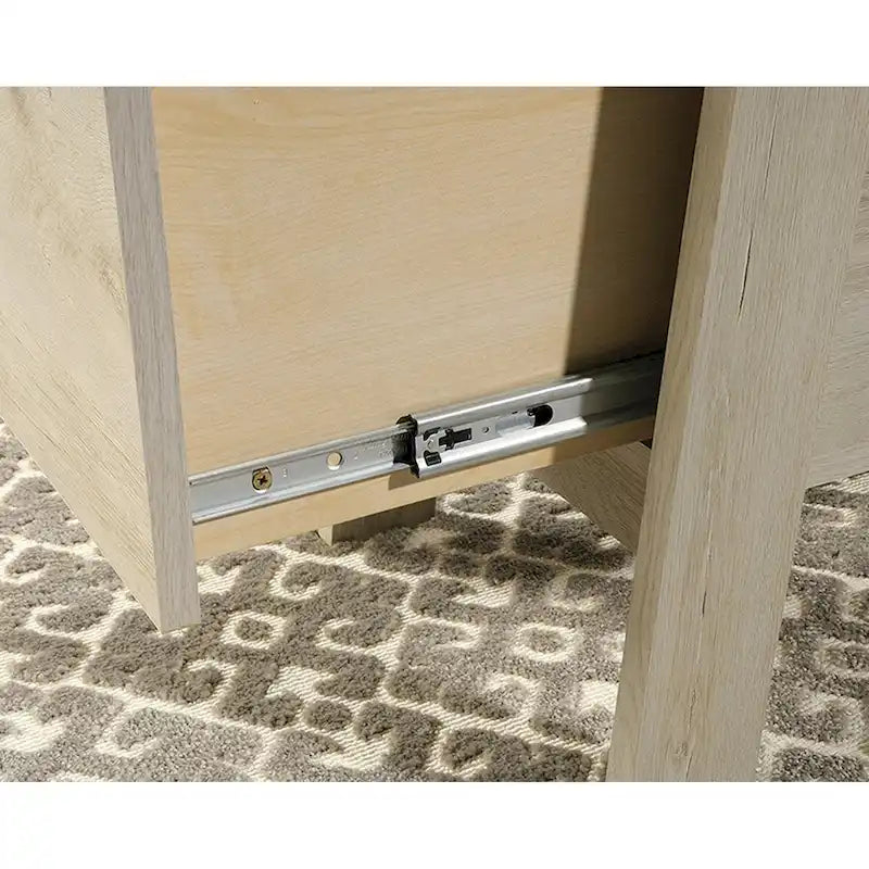 Grand bureau de direction avec tiroirs et pieds métalliques robustes pour bureau à domicile