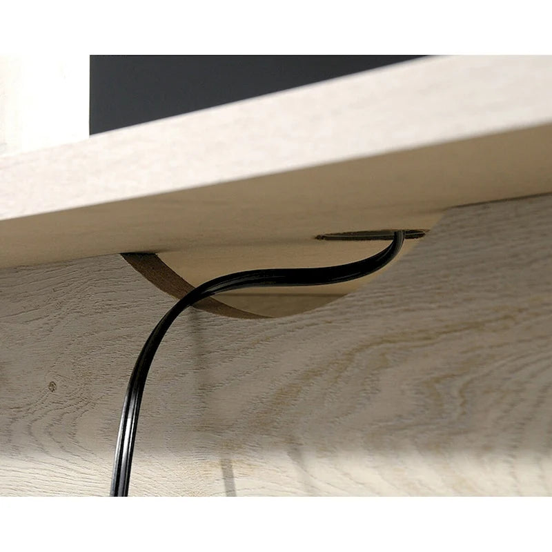 Grand bureau de direction avec tiroirs et pieds métalliques robustes pour bureau à domicile
