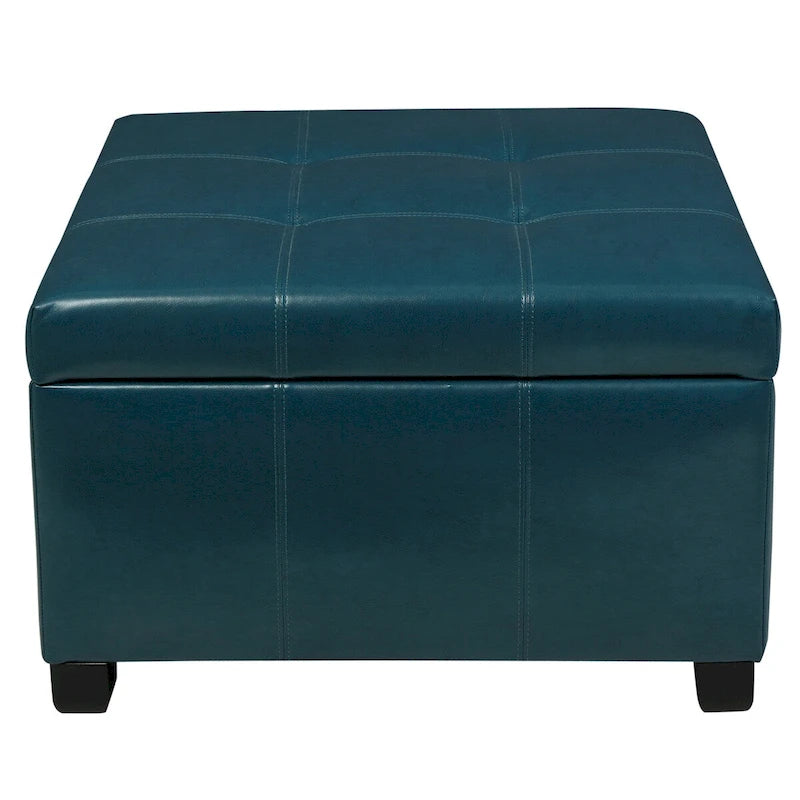 Banc ottoman de rangement capitonné