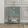 Table d'appoint de style américain avec 2 tiroirs