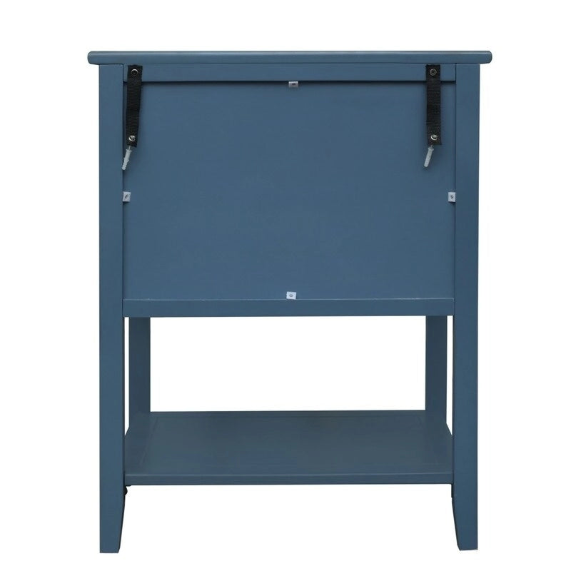 Table d'appoint de style américain avec 2 tiroirs