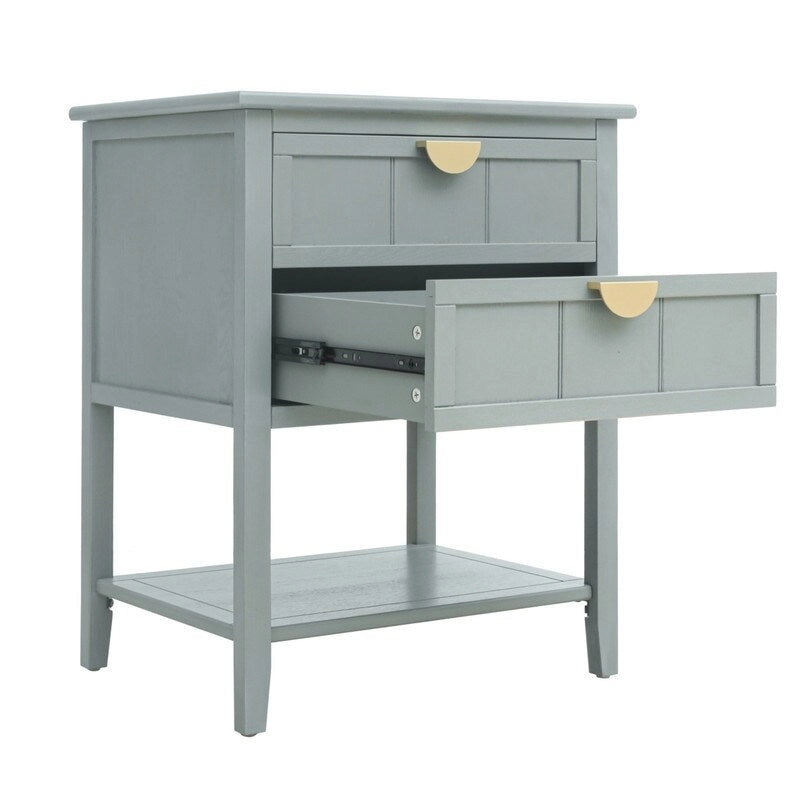 Table d'appoint de style américain avec 2 tiroirs
