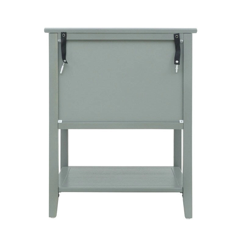 Table d'appoint de style américain avec 2 tiroirs