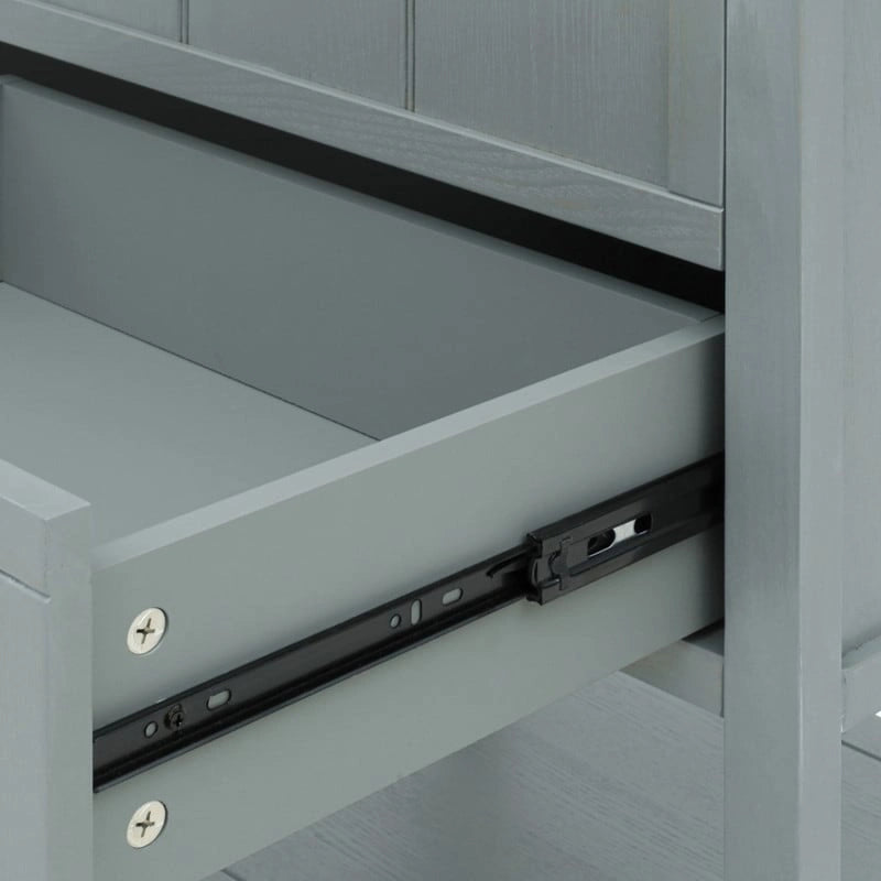 Table d'appoint de style américain avec 2 tiroirs